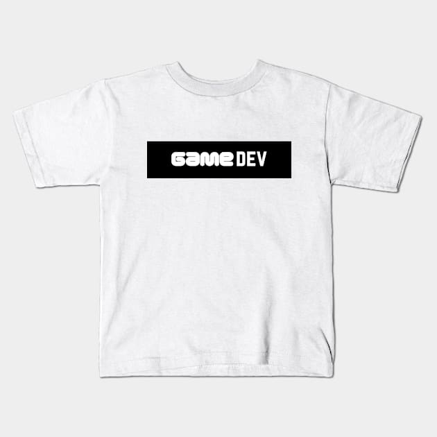 Game Dev - 3 Kids T-Shirt by dev-tats